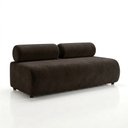 Ver imagem 6 de Sofá 3 Lugares Orgânico para Sala Base Fixa Nara Suede D03 - D'Rossi