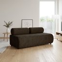 Ver imagem 1 de Sofá 3 Lugares Orgânico para Sala Base Fixa Nara Suede D03 - D'Rossi