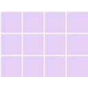 Ver imagem 1 de Papel de Parede Doce Estilo Geométrico Lilás 82373