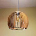 Ver imagem 3 de Luminária Teto tipo Pendente em MDF - Completa -:MDF CRU