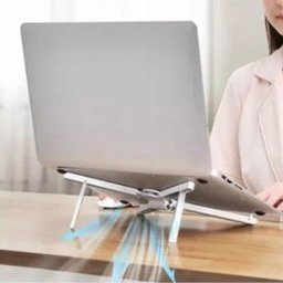 Suporte para Notebook Multi-posições Laptop Tablet Celular Ipad Fino Ajustável Ergonômico Regulável - 1