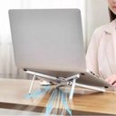 Ver imagem 1 de Suporte para Notebook Multi-posições Laptop Tablet Celular Ipad Fino Ajustável Ergonômico Regulável