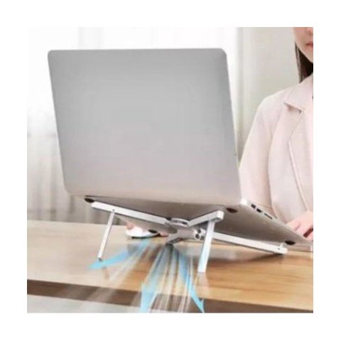 Suporte para Notebook Multi-posições Laptop Tablet Celular Ipad Fino Ajustável Ergonômico Regulável