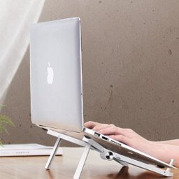 Suporte para Notebook Multi-posições Laptop Tablet Celular Ipad Fino Ajustável Ergonômico Regulável - 5