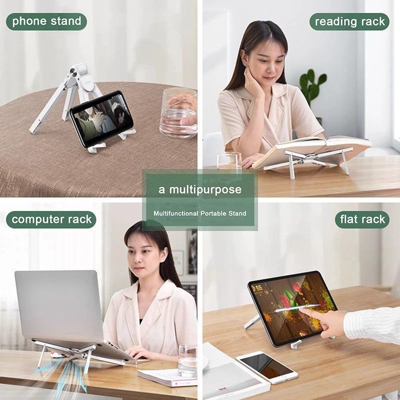 Suporte para Notebook Multi-posições Laptop Tablet Celular Ipad Fino Ajustável Ergonômico Regulável - 14