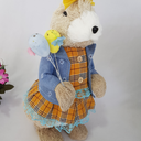 Ver imagem 4 de Coelha Páscoa Rústico Fios de Sisal Cru