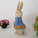 Ver imagem 5 de Coelha Páscoa Rústico Fios de Sisal Cru