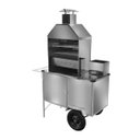 Ver imagem 1 de Carrinho de Churrasco Luxo Inox Rodas Pneumáticas Cefaz