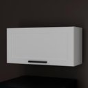 Ver imagem 3 de Armario Aereo Basculante 1 Porta 80 Cm Mdf Cz3316 Branco Tecno Mobili