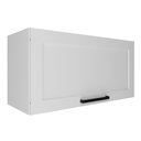 Ver imagem 1 de Armario Aereo Basculante 1 Porta 80 Cm Mdf Cz3316 Branco Tecno Mobili