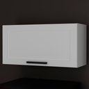 Ver imagem 2 de Armario Aereo Basculante 1 Porta 80 Cm Mdf Cz3316 Branco Tecno Mobili