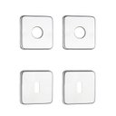 Ver imagem 1 de Jogo de Roseta R24 Interna Quadrada Inox Polido Soprano