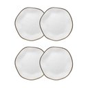 Ver imagem 1 de Conjunto 4 Pratos de Sobremesa 21,5 Cm Ryo Maresia Porcelana Oxford