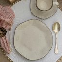Ver imagem 4 de Conjunto 4 Pratos de Sobremesa 21,5 Cm Ryo Maresia Porcelana Oxford