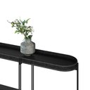 Ver imagem 5 de Aparador Bete 139cm no Couro Preto - Sallar Home