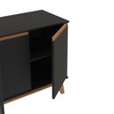 Ver mais imagens de Aparador Kappesberg 4 Portas Preto Fosco 156cm