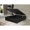 Ver imagem 2 de Cama Box Baú Casal Sintético 38x138x188 Preto