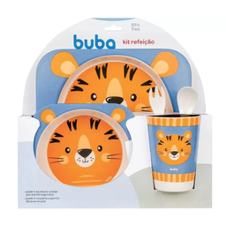 Conjunto Refeição em Bambu Tigrinho (6m+) Buba - 1