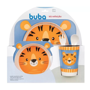 Conjunto Refeição em Bambu Tigrinho (6m+) Buba