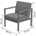 Ver imagem 3 de Poltrona Lineal Volttoni