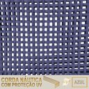 Ver imagem 6 de 3 Espreguiçadeiras Catar 3 Mesas Garden Corda Náutica Trama Azul