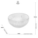 Ver imagem 4 de Centro de Mesa de Cristal Queen Wolff