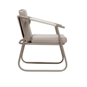 Ver imagem 3 de Chaise Jumbo em Corda Náutica Bouclé Bege Luxo e Conforto