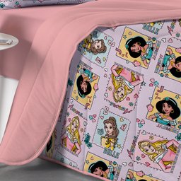 Edredom Solteiro Portallar Malha Misto Princesa Retrato Malbec Claro - 2
