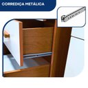 Ver mais imagens de Cômoda para Quarto 5 Gavetas em MDP Carol Marrom/Freijó/Off White