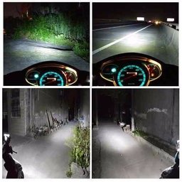 Lâmpada Super Led Moto 4500 Lumens 12v 24v 40w Guzz H4 (bi) 6000k - 5