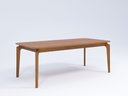 Ver imagem 1 de Mesa de Jantar Ficus 2,10x1,00m em Tauari MDF Laminado Cinamomo Suporta até 30 kg