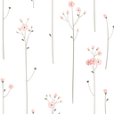 Ver imagem 3 de Papel de Parede Adesivo Flores Rosas Lavável Fosco 10m