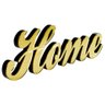 Palavra Decorativa em Acrílico Espelhado Dourado "home" - 4
