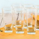 Ver imagem 3 de Jogo 6 Copos Quadrado Texas Vidro 320ml - Elegância e Versatilidade