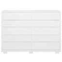 Ver imagem 6 de Cômoda Grande para Quarto 10 Gavetas Marselha A04 Branco - Lyam Decor