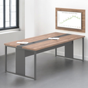 Ver imagem 1 de Mesa para Escritório com Painel Tv 40" Lisboa Noce Preto