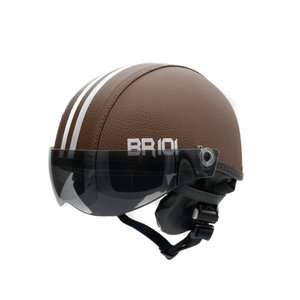 Capacete Coquinho Br 101 Marrom Fume G - Scooter/bike