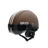 Capacete Coquinho Br 101 Marrom Fume G - Scooter/bike - 1