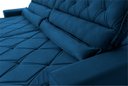 Ver imagem 7 de Sofá Retrátil Reclinável 230cm Albany Suede Velut com Molas Ensacadas - King House