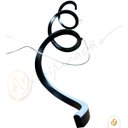 Ver imagem 6 de Lustre Pendente Worm Espiral Preto Dna 1m Led Multicor 3 em 1 Cabo Regulável 1,9m 33w Bivolt