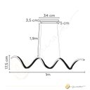 Ver imagem 5 de Lustre Pendente Worm Espiral Preto Dna 1m Led Multicor 3 em 1 Cabo Regulável 1,9m 33w Bivolt