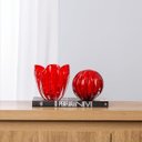 Ver imagem 2 de Bola/ Esfera de Decoração em Murano Vermelho Intenso M