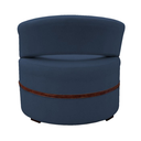 Ver imagem 5 de Conjunto 2 Poltronas Decorativa Luana Estofada Sala em Linho Cor: Azul