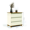 Ver imagem 5 de Mesa de Cabeceira Alana Off White Freijo