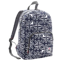 Mochila de Costas Casual Espaçosa Canvas Teen Bandeira Republic Vix Azul - 1
