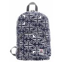 Ver imagem 4 de Mochila de Costas Casual Espaçosa Canvas Teen Bandeira Republic Vix Azul