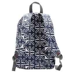 Mochila de Costas Casual Espaçosa Canvas Teen Bandeira Republic Vix Azul - 2