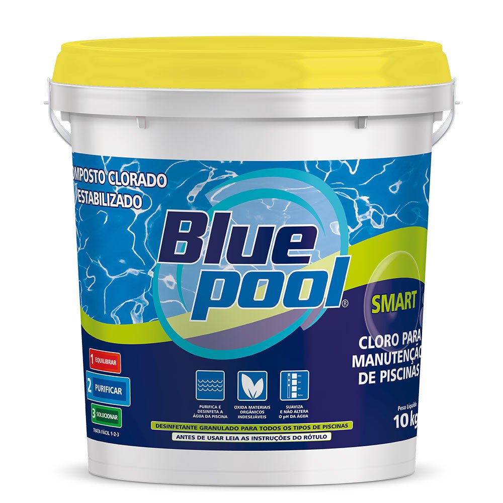 Cloro para Piscina Smart Balde 10kg Bluepool Fluidra