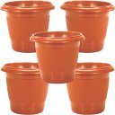 Ver imagem 1 de 5 Vasos Grande Redondo 15 Litros Cerâmico Plantas E Flores
