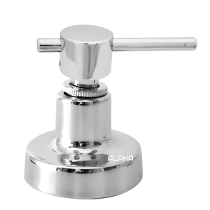 Acabamento Registro Alavanca C-63 Luxo Metal Padrão Deca:Cromado